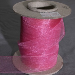 Bild 2 Organzaband Rosa 25 mm breit 