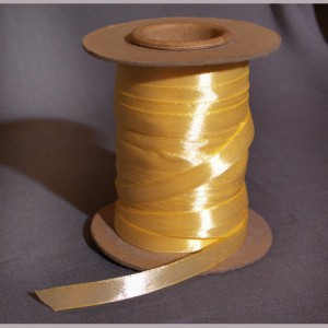 Bild 1 Satinband Gelb 10 mm breit 