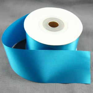 Bild 1 Satinband Türkis 60 mm breit 