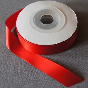 Bild 1 Satinband Rot 20 mm breit 