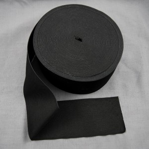 Bild 1 Gummiband Schwarz 80 mm breit