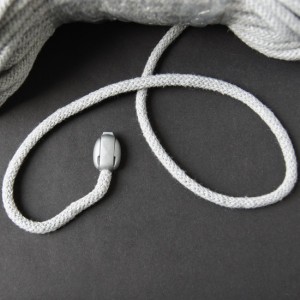 Bild 2 Kordel Baumwolle Grau 5 mm