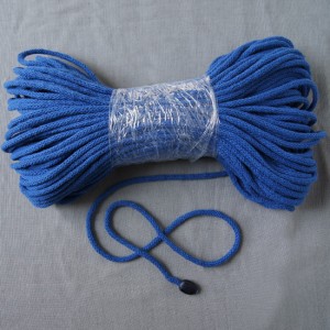 Bild 1 Kordel Baumwolle Mittelblau 5 mm