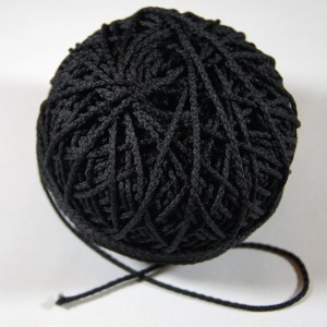 Bild 1 Kordel Polyester Schwarz 2 mm