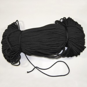 Bild 1 Kordel Polyester Schwarz 3 mm