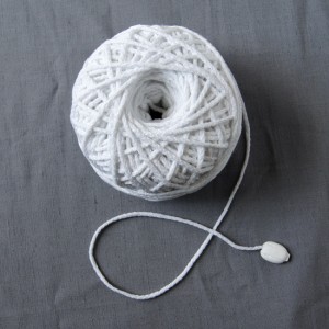 Bild 1 Kordel Polyester Weiss 2 mm