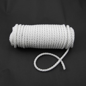 Bild 1 Dekokordel Weiss 8 mm 