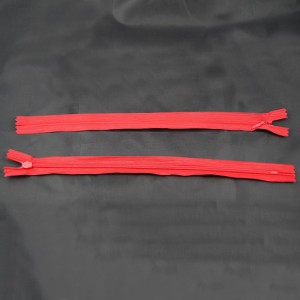 Bild 1 Reißverschluss nahtverdeckt 30 cm lang Rot