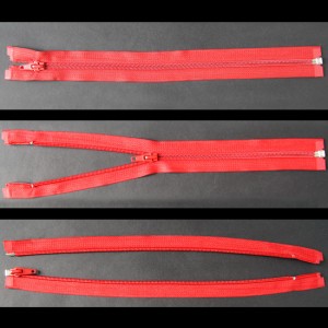 Bild 1 Reißverschluss 30 cm lang Rot