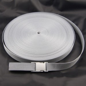 Bild 1 Gurtband Taschengurt Grau 25 mm breit
