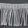 Bild 2 Fransenborte Drellierfranse  Wollweiß 60 mm breit