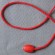 Bild 2 Kordel Baumwolle Rot. Durchmesser 3 mm