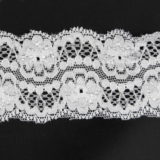 Elastisches Spitzenband - 10 Yards, 1,5 Cm Breit, 15 Farben