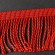 Bild 2 Fransenborte Drellierfranse Rot 60 mm breit